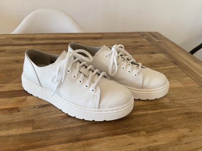 Dr. Martens Damen Dante Venice Leder Casual Schuhe - Weiß - Größe 39