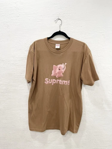 T shirt marron Supreme Elephant SS17 taille L