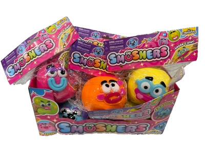 NEW Orb Toys SMUSHERS Face Swap Complete Lot of 10 Squishy Viral Toy