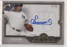 2017 Topps Museum Collection Archival Gold 12/25 Luis Severino #AA-LS Auto 8k4