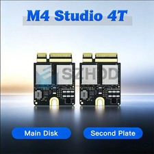 Apple Mac Studio M4 Max SSD Kit 4TB 2X2TB For Capacity Upgrade New Particles