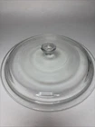 Vintage PYREX Clear Glass Lid Round Casserole Cover Replacement USA