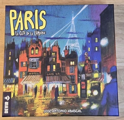Paris: La Cité de la Lumière Board Game - Devir 2-Player Strategy