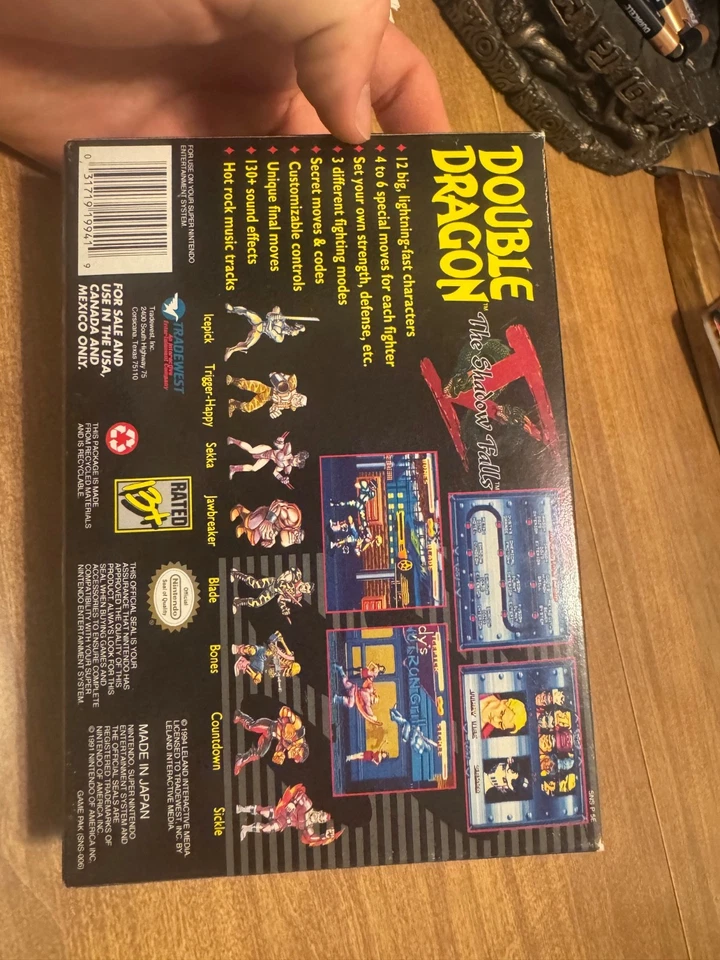 Double Dragon V: Shadow Falls Super NES Nintendo SNES DD CIB complete video game - Image 4 of 4