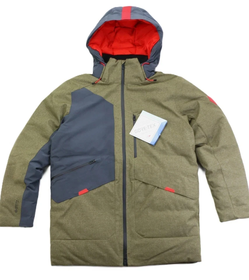 Parka de plumón para hombre Spyder X Brooks Brothers 700 GORE-TEX talla XL chaqueta abrigo de esquí Foto 2 de 4