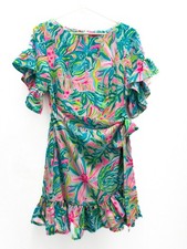 Lilly Pulitzer Women's Floral Print Wrap Dress, Size 8