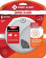 Fire Alarm, Voice & Location Alerts, Battery Operated - 1048448