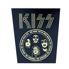 Large Kiss Hailing From NYC Sew On Battle Jacket Back Patch - OFFICIAL