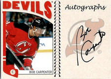 2004-05 In The Game BOB CARPENTER New Jersey Devils Franchise AUTO