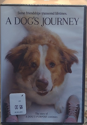 Universal Studios A Dog's Journey DVD Drama PG Dennis Quaid Josh Gad Tall Case