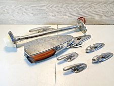 Vintage Chrome Boat Navigation Bow & Stern Li...