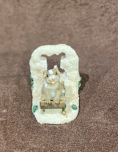 Pre Owned Fritz & Floyd Charming Tails “Dashing Through Thr Snow” Figurine - Picture 3 of 5