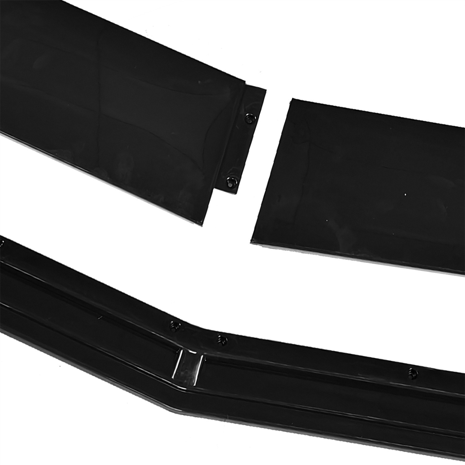 Front Bumper Lip/ Splitter Spoiler Glossy Black Body Kit For AUDI A3 A4 A5 A6 A7