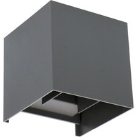 Led AußEn-Wandleuchte AußEnleuchte Anthrazit 6 Watt Warmweiß IP65 Up-Down