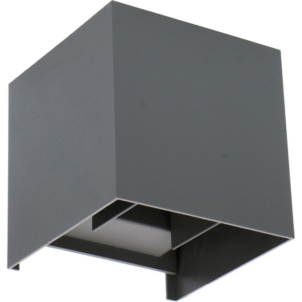 Led AußEn-Wandleuchte AußEnleuchte Anthrazit 6 Watt Warmweiß IP65 Up-Down-image