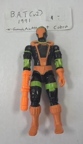 1991 GI JOE ARAH Cobra BAT V2 Vintage w/Hand Accessory