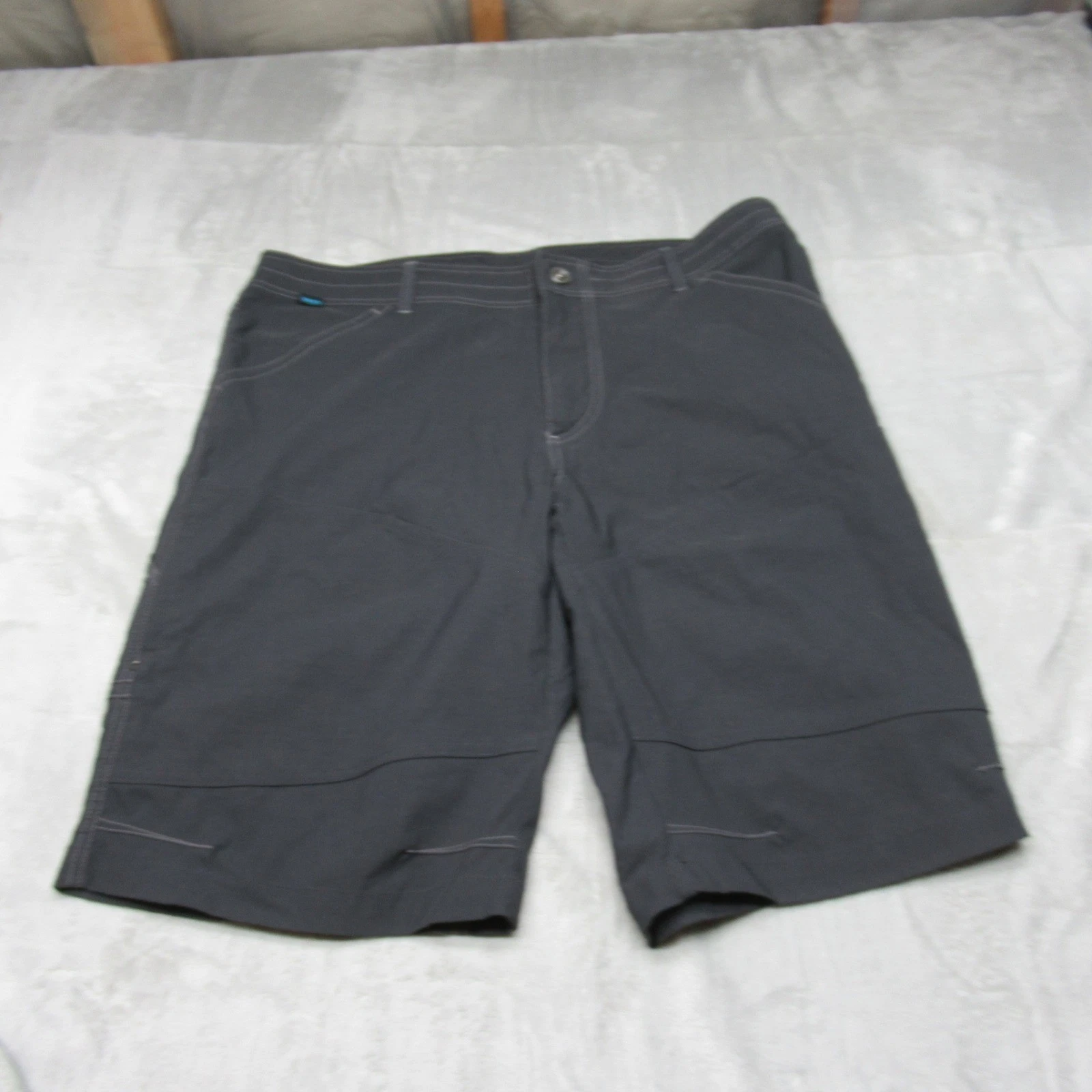 Kuhl Renegade Shorts Mens 38 Black Stretch Water-Resistant Casual Outdoor Hiking