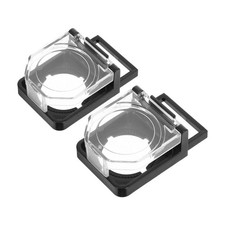 Plastic Push Button Switch Cover Transparent Durable Waterproof Button Guard Set