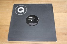 Hertz - Progress - RARE 2004 12" Vinyl Techno DJ Record QREC-017 - VINYL IS VG