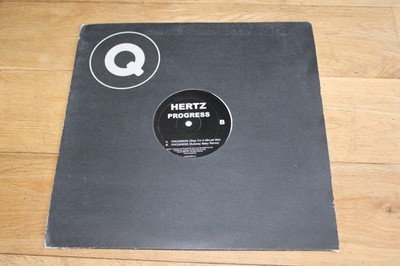 Hertz - Progress - RARE 2004 12'' Vinyl Techno DJ Record QREC-017 - VINYL IS VG
