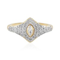 Cavill Zirkonring Damen 925 Silber Vergoldet Marquise 0,61Ct Schmuck
