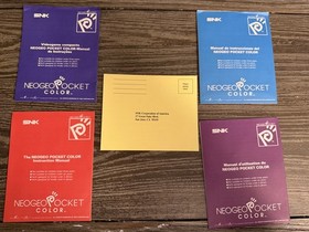 SNK Neo Geo Pocket Color CIB - Silver; Working In Good Condition w/ New Battery