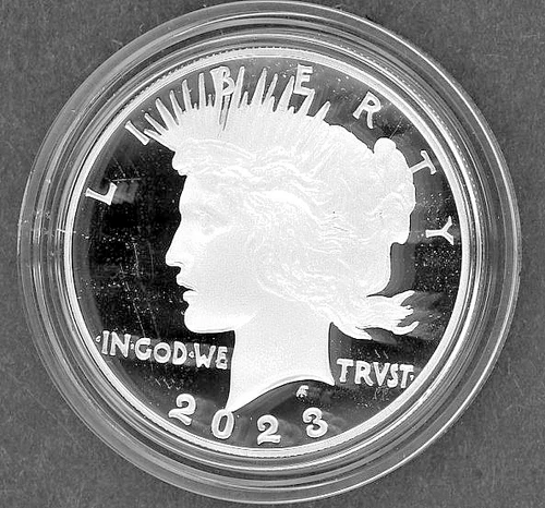 2023 - San Francisco, Mint Mark S, Silver Peace Dollar, U.S. Mint Proof