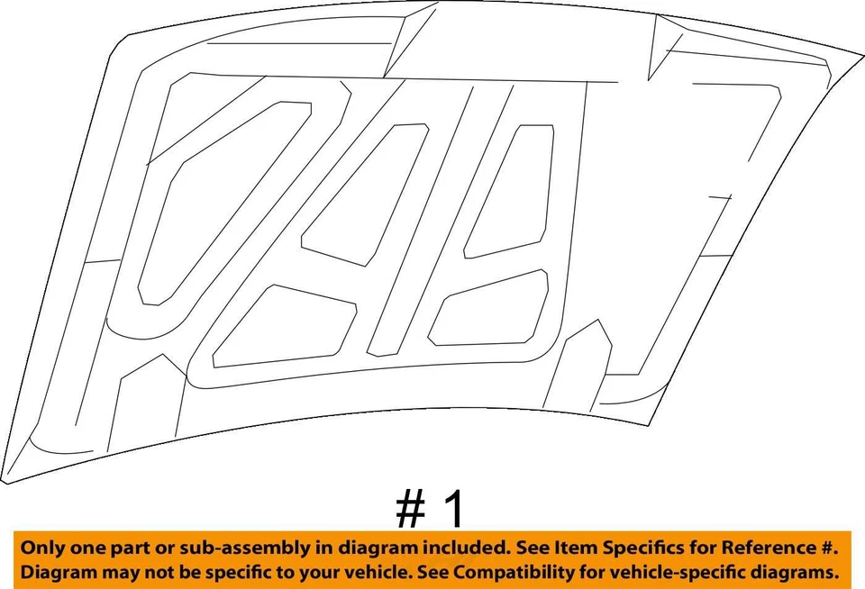 (LOCAL PICKUP ONLY) Hood Steel Fits 04-11 RANGER 4474470 Foto 3 de 3