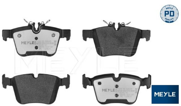 Meyle 0252535416/PD Bremsbelagsatz FüR Scheibenbremse Bremsbelagsatz-image