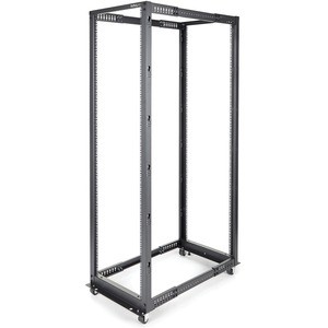 StarTech.com 42U 4-Post Open Frame Server Rack w/ Casters 19