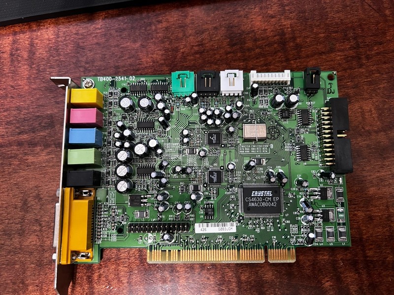 Turtle Beach Santa Cruz TB400 PCI Sound Card Tested Working Windows XP