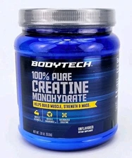 BodyTech Creatine Monohydrate Micronized Powder 18 oz Unflavored Exp 8/2026