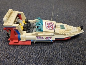 90's LEGO System Model Team 5521 Sea Jet Power Boat - No Box or Instructions.