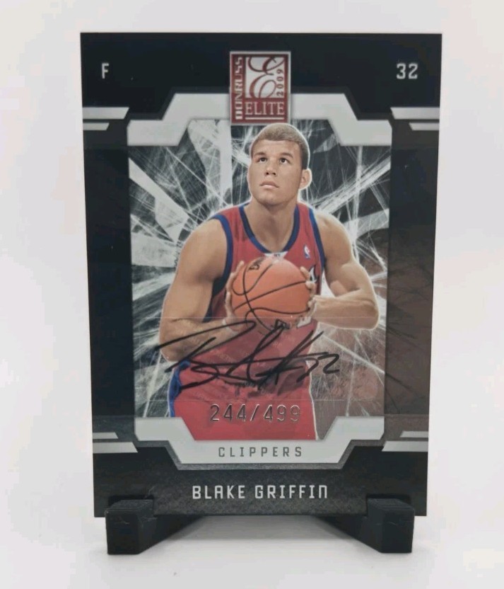 Panini 2009-10 Donruss Elite Blake Griffin #161 Hard Signed Auto /499 Clippers