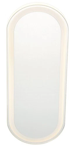 Minka Lavery 6119-0 18" W x 6-3/4" H Contemporary Oval Metal - White - Picture 4 of 8