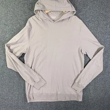 Vuori Hoodie Men Large Pullover Sweater Brown Athleisure