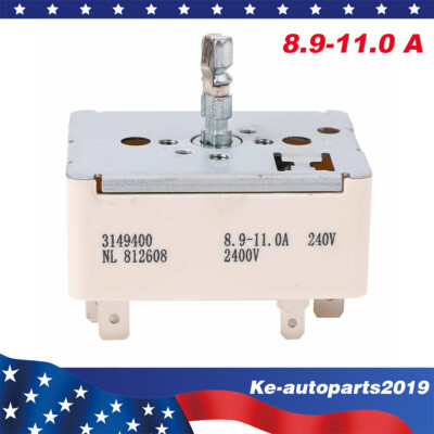 Range Infinite Switch For Whirlpool WP3149400 3149400 AP3095444 3148954 8.9-11A