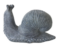 2 Stück Messing Schnecken Figuren Retro - Dekorative Tischornamente Gold