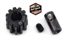 ProTek PTK-8054 Steel 32P Pinion Gear w/3.17mm Reducer Sleeve (5mm Bore) (11T)