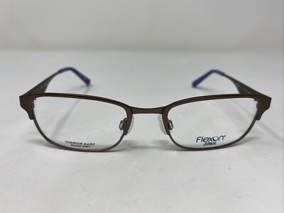 Flexon Junior GEMINI 210 47-18-130 Gunmetal Full Rim Eyeglasses Frame MV05