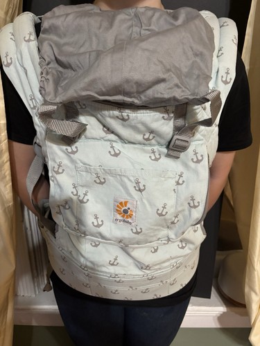 Ergo baby Carrier Sea Skipper Baby Blue And Gray - Picture 3 of 6