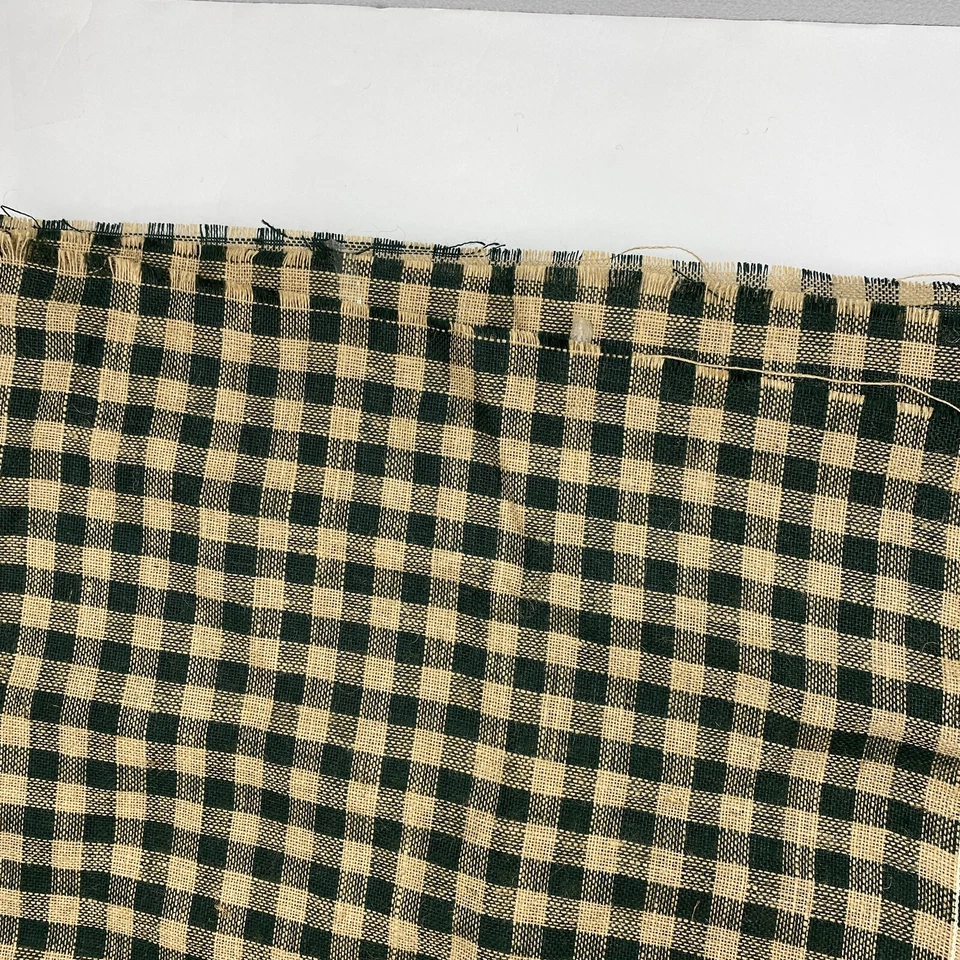 "Tela Yuta natural de arpillera verde a cuadros 2,12 lb peso neto 48"" W x 140"" L" Foto 2 de 4