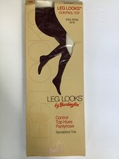 Burgundy - Pantyhose - Leg Looks by Burlington Control Top - Med. Long/Long