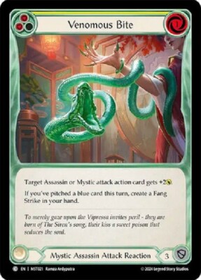VENOMOUS BITE (YELLOW) X3 (ONE IS RAINBOW FOIL!) *PART THE MISTVEIL*