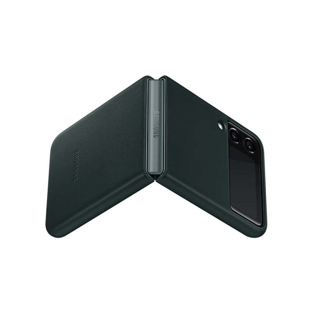 Original Samsung Official Galaxy Z Flip3 5G Leather Cover