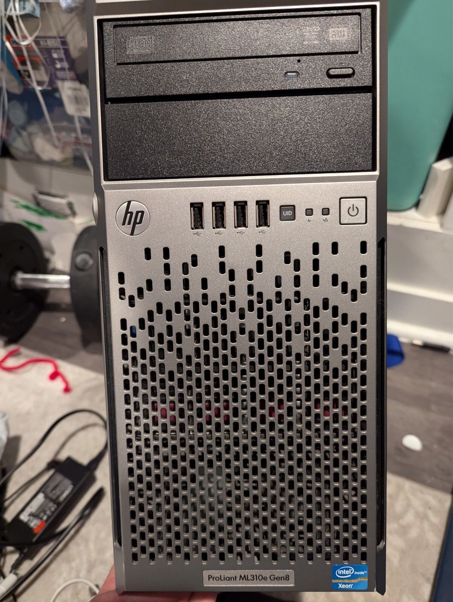 HP ProLiant ML310e Gen8 Intel E3-1220V2 3.10GHz 8GB RAM NO HDD for