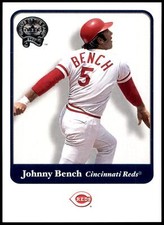 Johnny Bench #NNO 2001 Fleer Greats of the Game Autographs