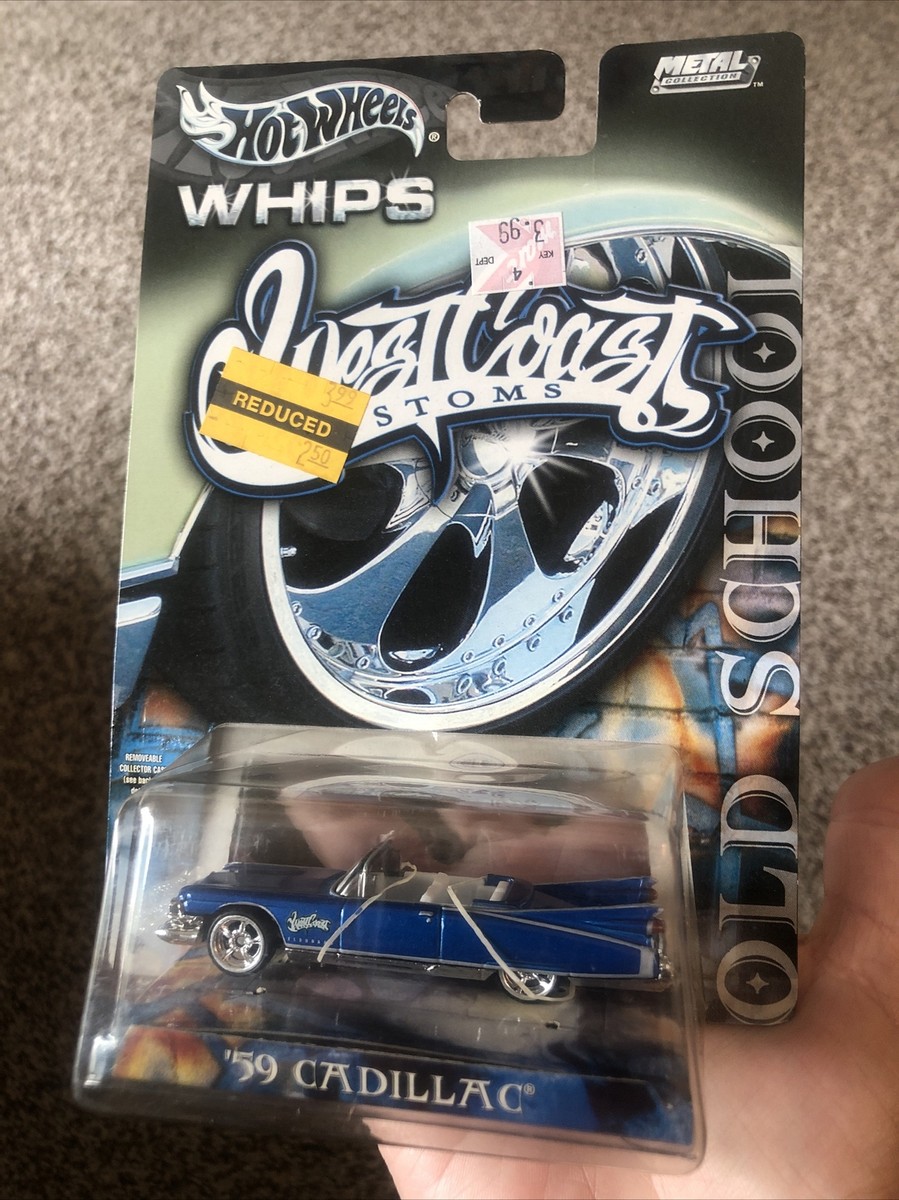 Hot Wheels Whips West Coast Customs '59 Cadillac Lowrider - Blue 1