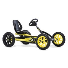 Berg Buddy Cross Black/Yellow Kids Pedal Car Go Kart 3-8 Years NEW