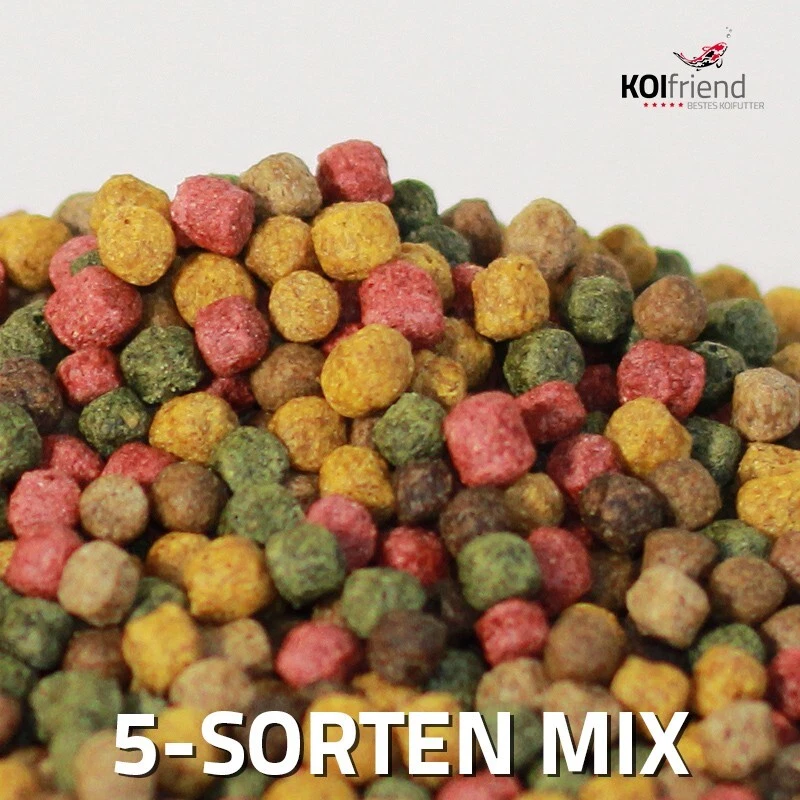 Koifutter Classic Mix 2,5 - 15 kg 5 Sorten Spirulina Fischfutter Koifutter - Bild 3 von 4